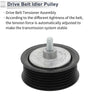 Ford Transit (2012-2024) Black 1 x Piece Drive Belt Idler Pulley