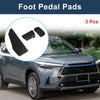 Toyota Corolla Cross Black 3 Pcs Foot Accelerator Pedal Covers
