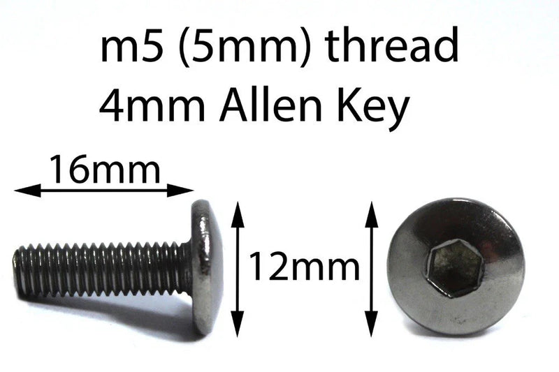 Yamaha Stainless Steel Windshield Screws & Quality Rubber Nut x10