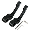 Harley 1 1/4" 32mm Long Angled Highway Bar Footpegs Mount