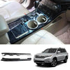 Toyota Highlander ABS Black Wood Grain Interior Decor Trim (2008–2013)