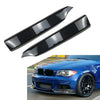 BMW 1 Series E82 E88 Carbon Fiber Front Bumper Side Spoiler Lip (08-13)