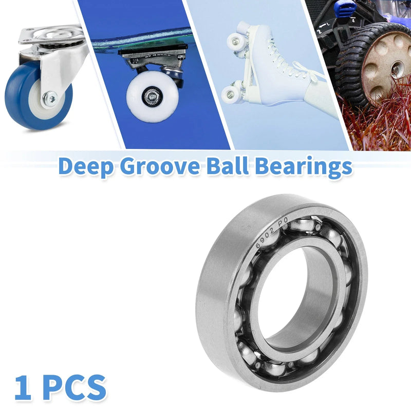 Scooter Skateboard Wheel 15x28x7mm Deep Groove Ball Bearing