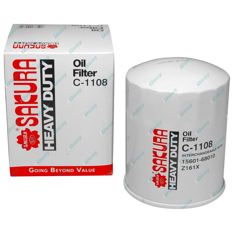 Toyota Dyna HU40 HU50 6cyl 2H 4.0L 82~84 4 Pack Diesel Oil Filter