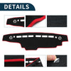 Suzuki Every DA17V (2015-2024) Black Red 1 Set Dashboard Cover Mat