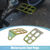Motorcycle 1 Pair 12mm Rearsets Footrest Footpeg Bronze Tone