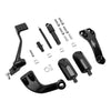 Harley Sportster XL 48 72 Black Mid-Controls Pegs Lever Kit (2014-2022)