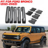 Ford Bronco Carbon Fiber Side Door Handle Cover Trim (2021-2022)