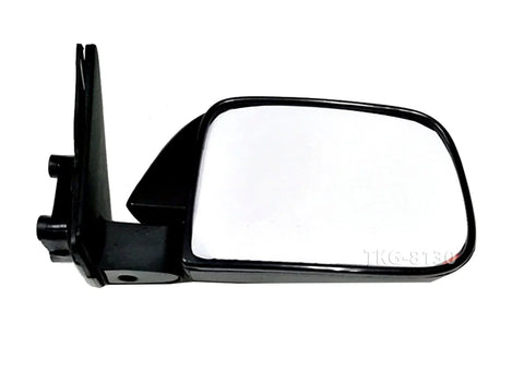 Toyota Hilux MK3 LN85 RH Manual Side View Mirror Black (1989-1995)