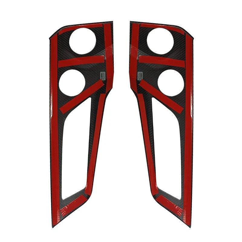 Ford Mustang 2024+ 100% Dry Carbon Fiber Door Speaker Panel Cover Trim