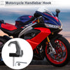 Make Model Square Fingerprint Motorcycle Hanging Hook 42mm Titanium Black
