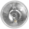 Make Model 7" Sealed Beam 178mm Round Glass Lens Headlight Pair H4 Type