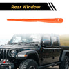 Jeep Wrangler JL JLU Rear Window Wiper Arm Blades Cover (2018-2024)