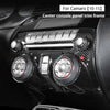 Chevrolet Camaro 10-15 Real Carbon Fiber Console AC Radio Panel Cover Trim