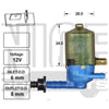 Toyota Crown MS85 Front Windscreen Washer Pump (1974–1976)
