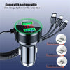Xiaomi OnePlus Phone 150W USB Car Charger Adapter Fast Charge 3in1