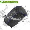 Mazda 3 (2014-2018) Black Carbon Fiber Blue Car Gear Shift Knob Cover