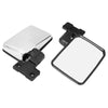 Toyota Land Cruiser 70 75 78 Series Rear View Mirror Silver Tone