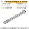 Honda CRF450L, CRF450X, CRF450RL, CRF450RWE Front Wheel Axle & Nut