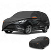 Toyota Sienna Car Cover / Waterproof All Weather Black 190T-PU with Zipper