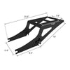 Harley Fatboy FLSTF Black Trunk Mount Rack (2008-2017)