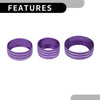 Jeep Wrangler (2018-2023) 6 Pcs AC Headlight Media Switch Knob Cover Ring