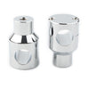 Honda Harley Chrome Handlebar Mount Adapter Risers Clamp