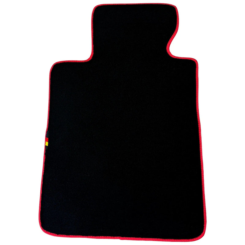 BMW X4 Series F26 SUV (2014-2018) Red Trim AutoWin Black Floor Mats