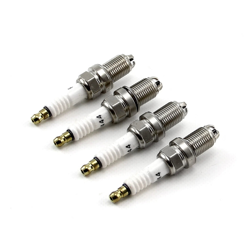 Car Model 4 x Racing Copper Core Gasket Seal Triple Electrode Spark Plugs