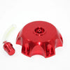 110cc 125cc PIT Trail Dirt Bike RED Alloy Gas Fuel Tank Cap + Breather