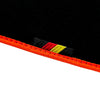 BMW M5 E39 with Orange Trim Black Floor Mats (1998-2003)