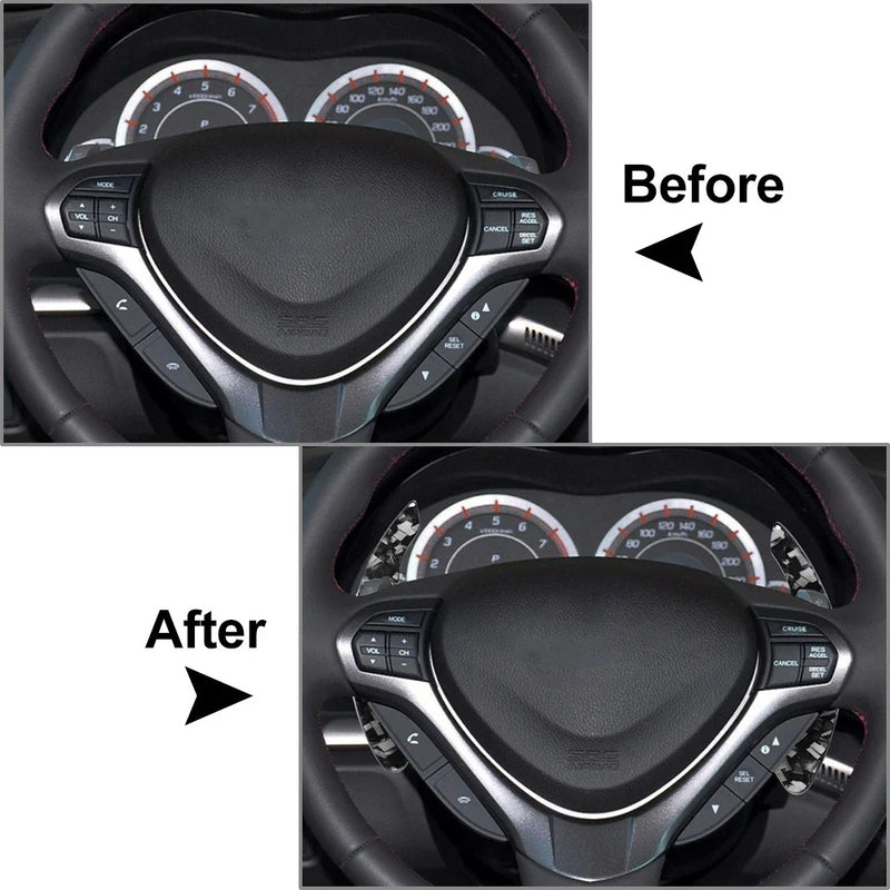 Honda Acura MDX ILX RDX TSX TLX Steering Wheel Shifter Paddle Extensions