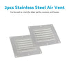 Caravan Boat Home Stainless Steel Rectangular Air Vents