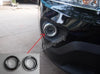 Jeep Compass Front & Rear Fog Light Lamp Cover Trim Chrome (2011-2015)