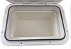 Caravan / Boat / RV White Lid Storage Access Hatch with Storage Box