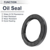 Oil Seal Seal Ring Rotary Shaft Seal Nitrile Rubber 75x105x12mm Black 5 Pcs