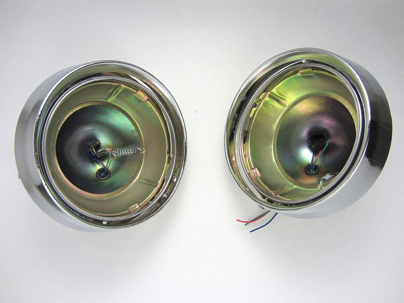 Datsun 1000 1200 Ute 7" Headlight Bucket Housing with Surround (1968-1972)