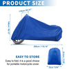 Universal Scooter Waterproof Blue XXXL Motorcycle Cover