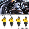 Hyundai Excel Base GL GS 1.5 4 x Fuel Injector Nozzles (1991-1994)