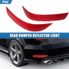 Mercedes-Benz (ABS Red Gray) 1 Pair Rear Bumper Reflector Light
