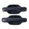 Isuzu D-Max REAR LEFT+RIGHT Black Door Handle Outer 2 x (2006–2012)
