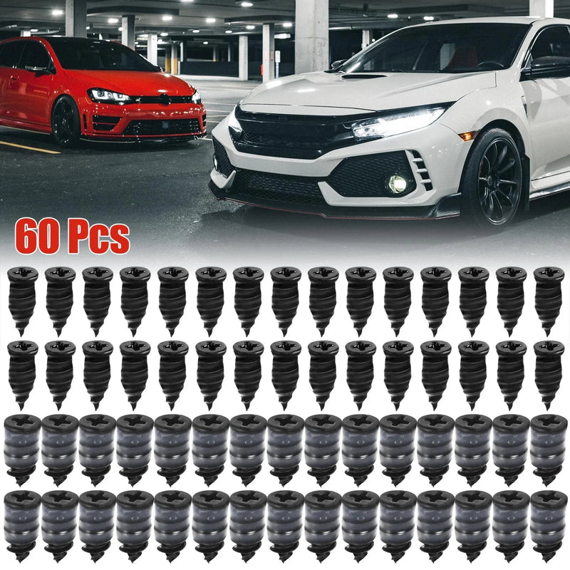 Car Motorcycle Storage Box 60 Pcs Tire Repair Rubber Nail Fast Tool