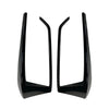 VW Golf Mk7.5 Black Rear Bumper Spoiler Fog Light Covers (2016-2019)