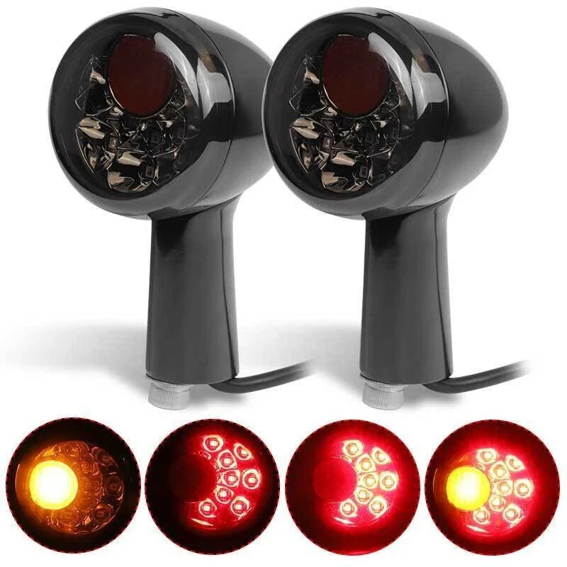 Harley Sportster 883 Iron XL1200 LED Rear Turn Signal Indicators (2004-2023)