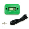 Marine ATV Motorcycle Dirt Bike Ski Engine GREEN Inductive Waterproof Hour Meter