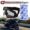 Motorcycle Grey Lens White Black Frame PC Cycling Sunglasses Goggles