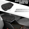 Dodge Charger (2008-2010) Black Red Stitching Center Console Armrest Cover