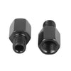 Motorcycle 2 x 10mm LH to 10mm LH Black Rearview Mirrors Adapter Bolt Screw