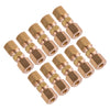 3 / 16" Tubing 10Pcs Brass Brake Line Compression Fittings