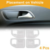 Jeep Wrangler JK (2011-2017) 4 Pcs Interior Door Handle Bowl Cover Trim